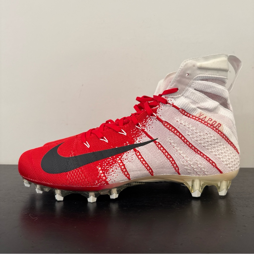 Size 12 Nike Vapor Untouchable 3 Elite Flyknit Football Cleats Ao3006-160 Red